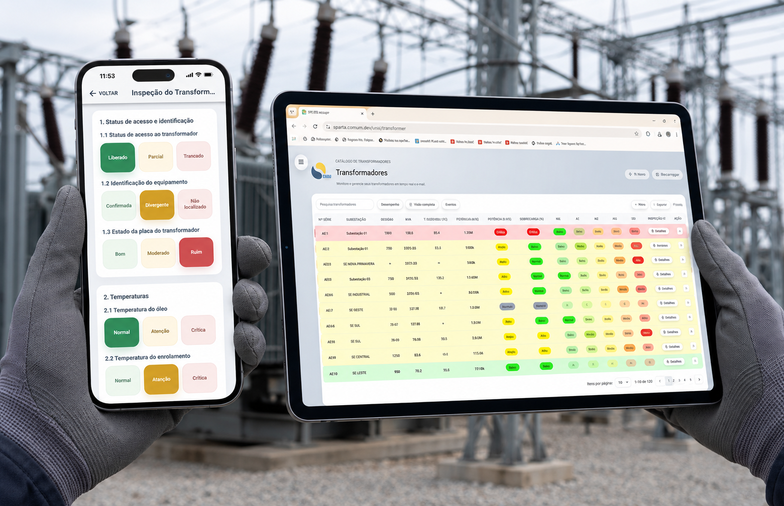 Inspection app with embedded reliability intelligence.